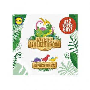 Hit cenowy - Gra karciana 2 w 1 "Na tropie Lidlozaurów" i "DinoSzybkość"